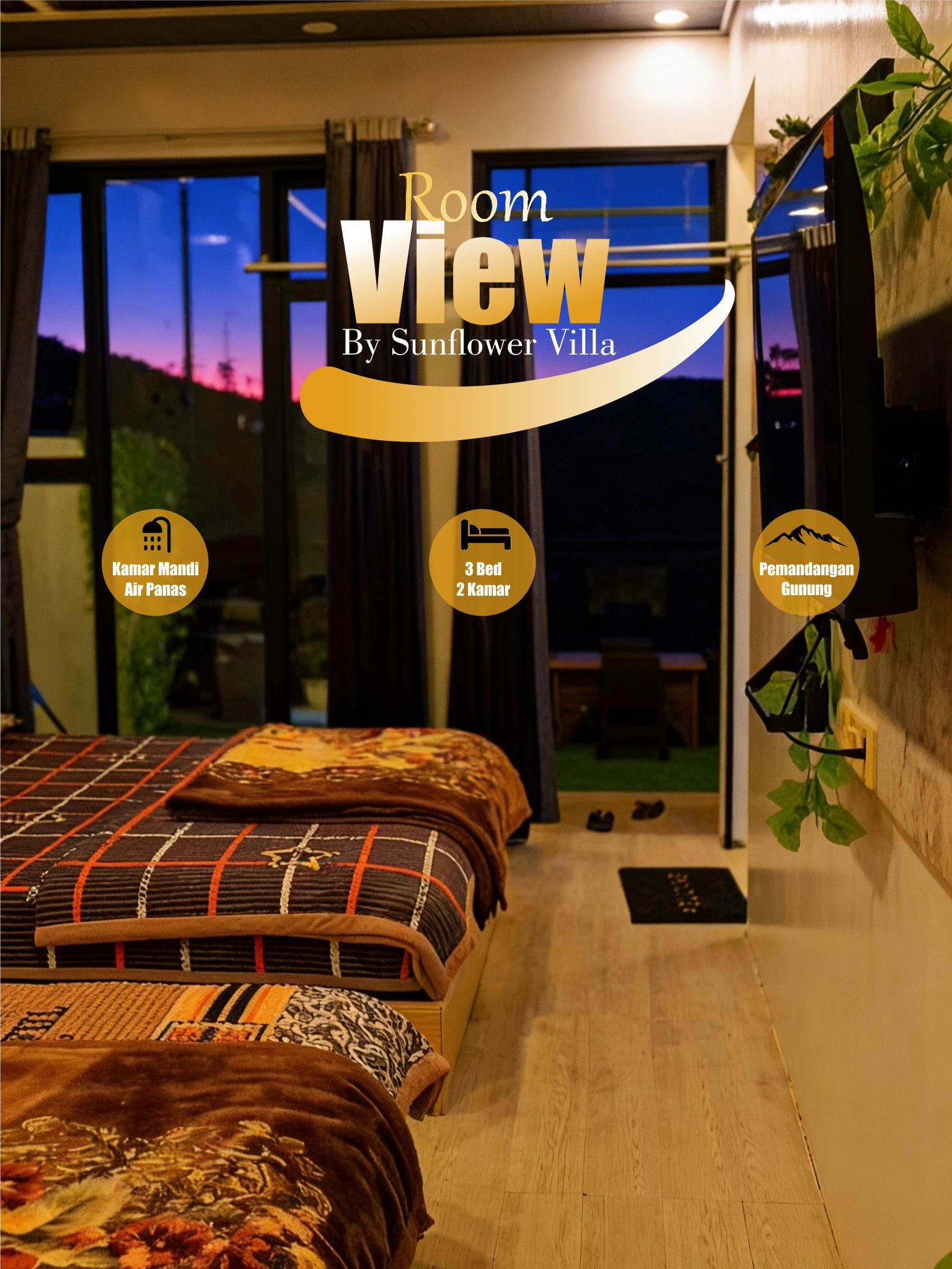 Villa Room View Dieng